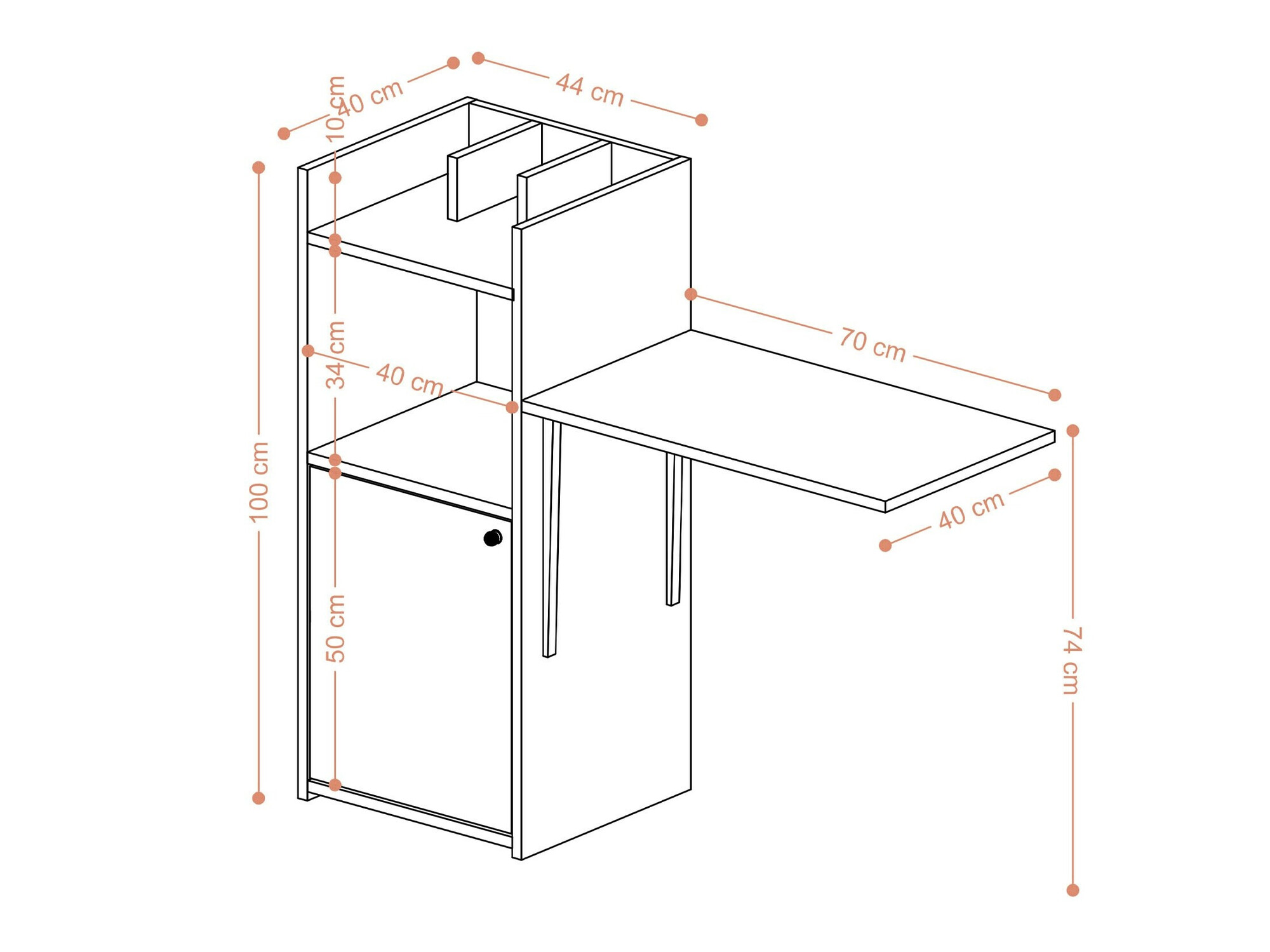 Pisalna miza Kailua 2275