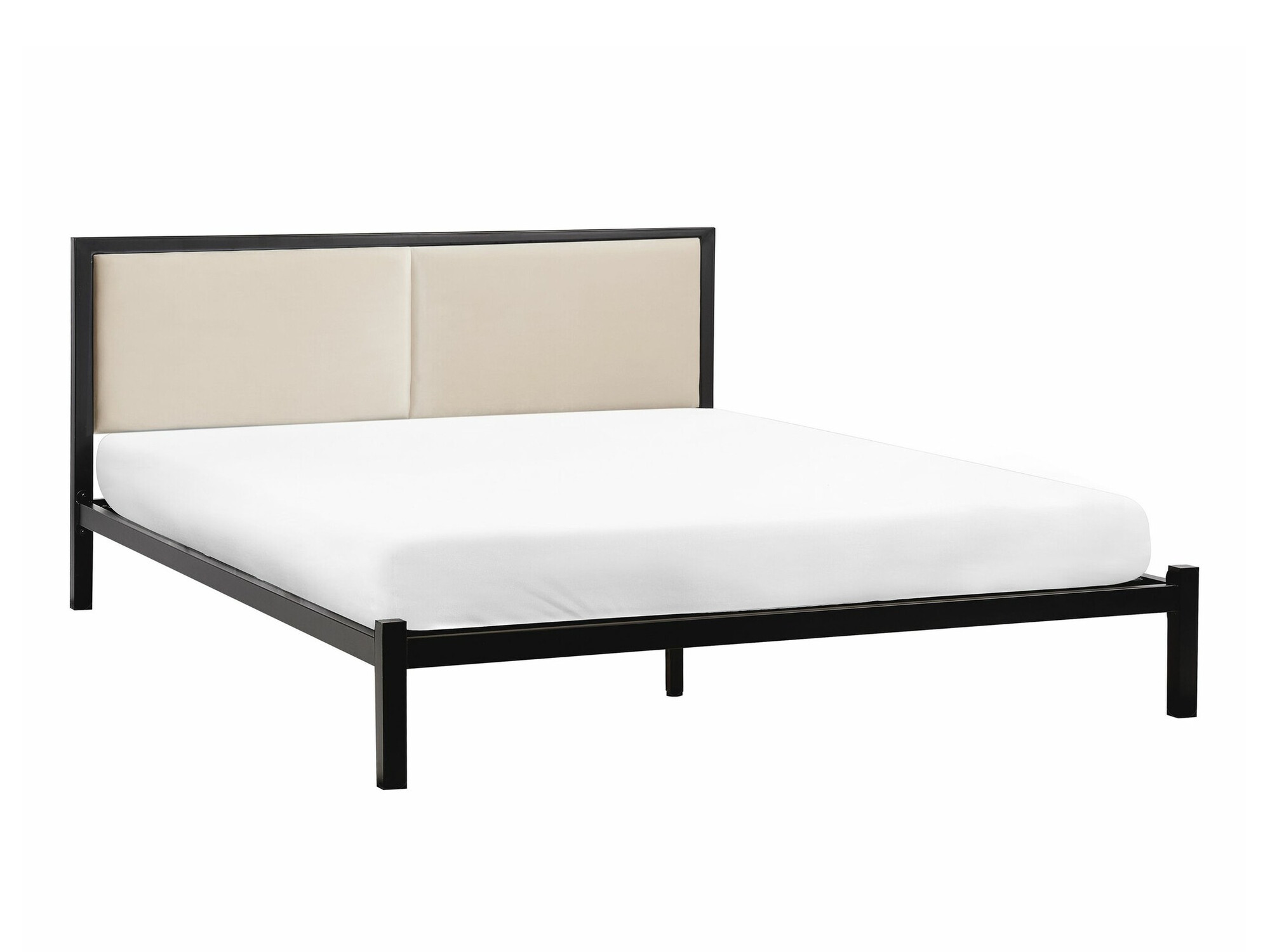 Postelja Berwyn 760 (Črna + Bež)