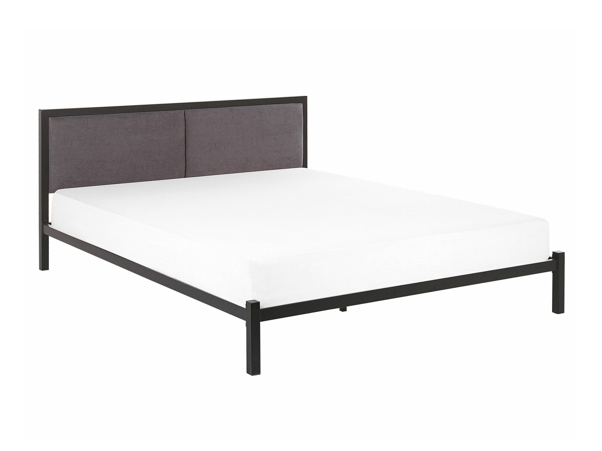 Postelja Berwyn 760 (Črna + Siva)