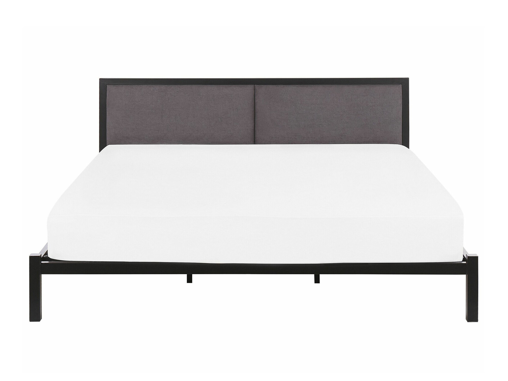 Postelja Berwyn 760 (Črna + Siva)