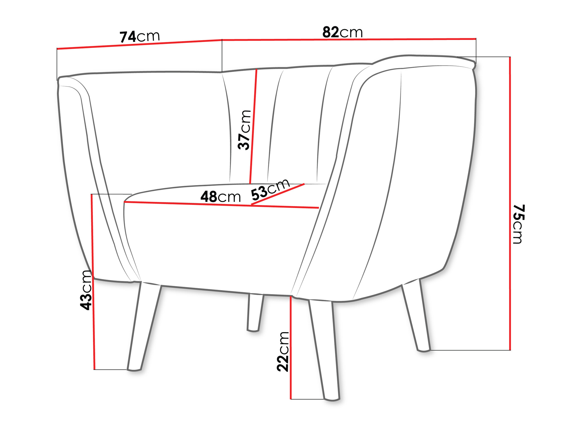 Fotelj Glenview 105 (Kronos 14)