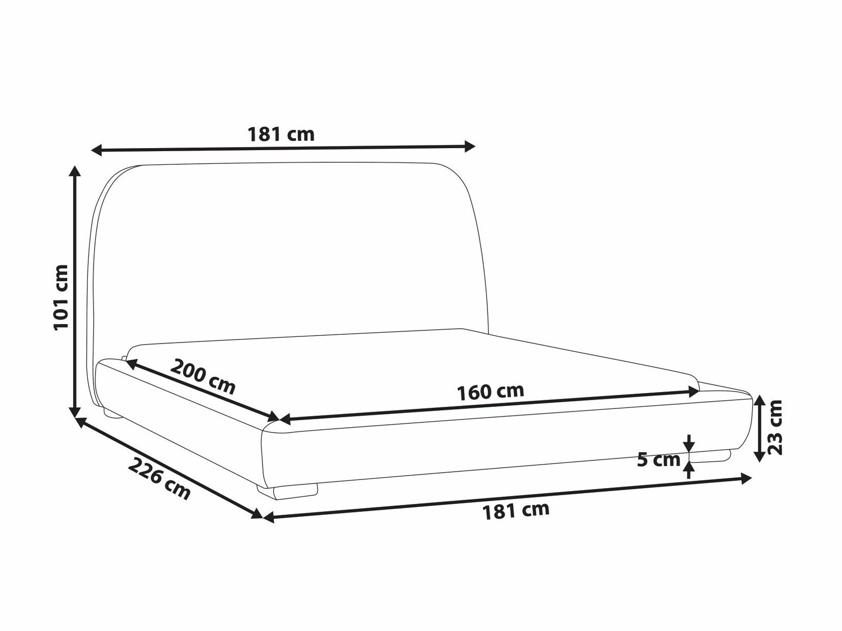 Postelja Berwyn 2208
