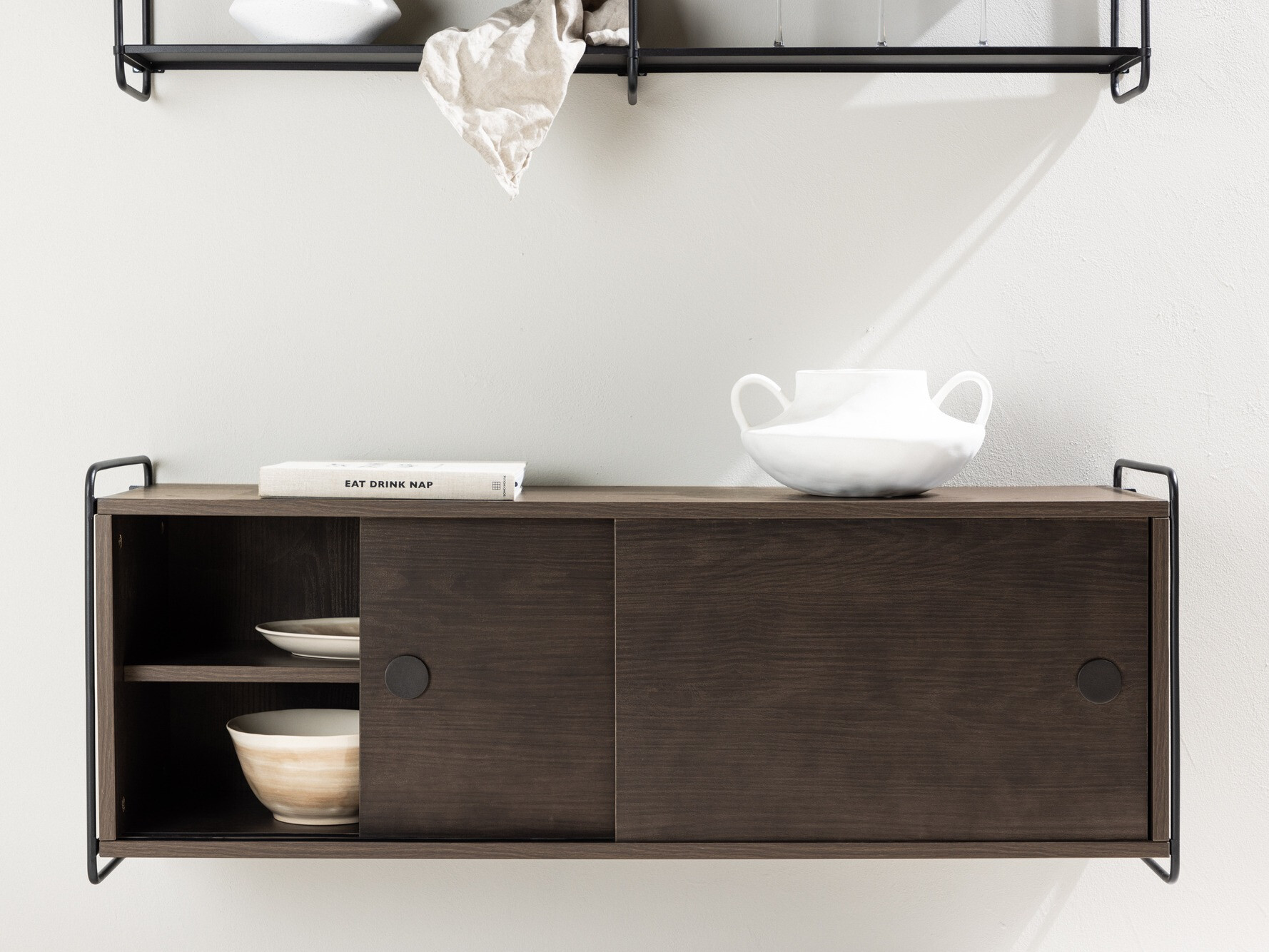 Stenska omarica Dallas 4530 (Rjava)