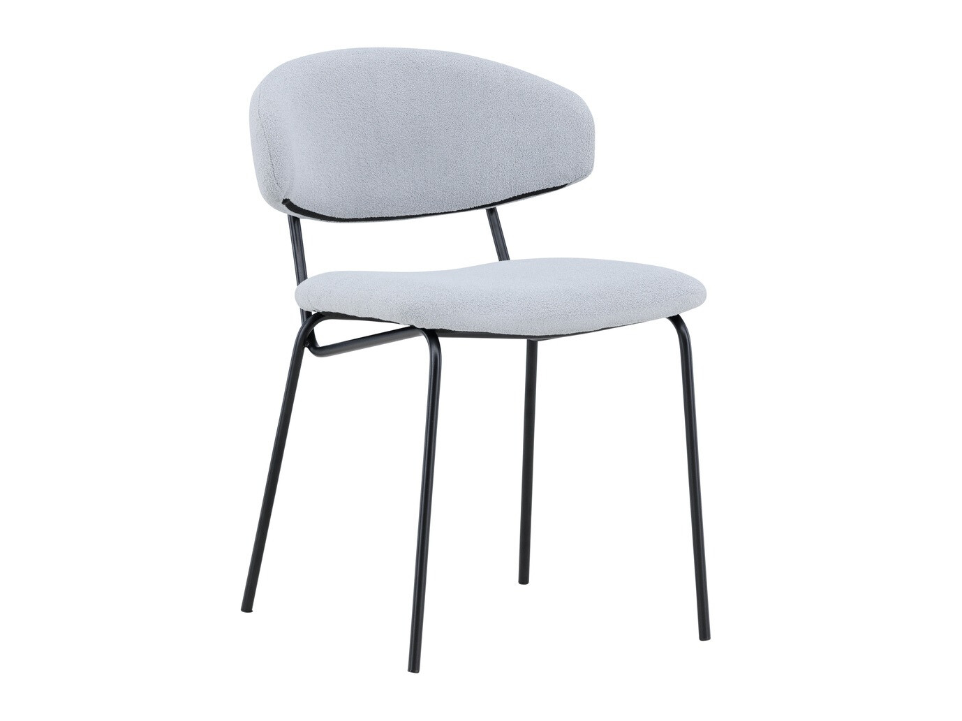 Stol Dallas 4533 (Svetlo modra + Črna)