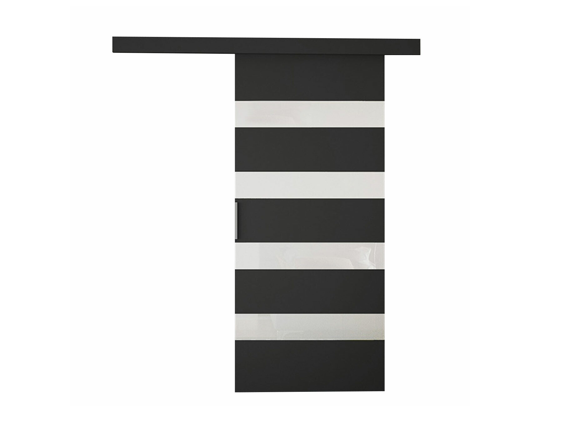 Drsna vrata Closico 174 (Črna + Bela)