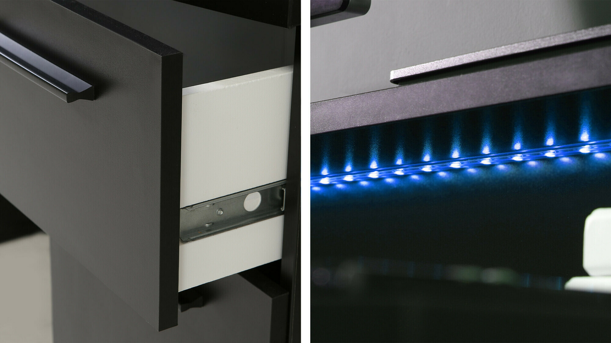 Gaming miza Serus (Mat črna)