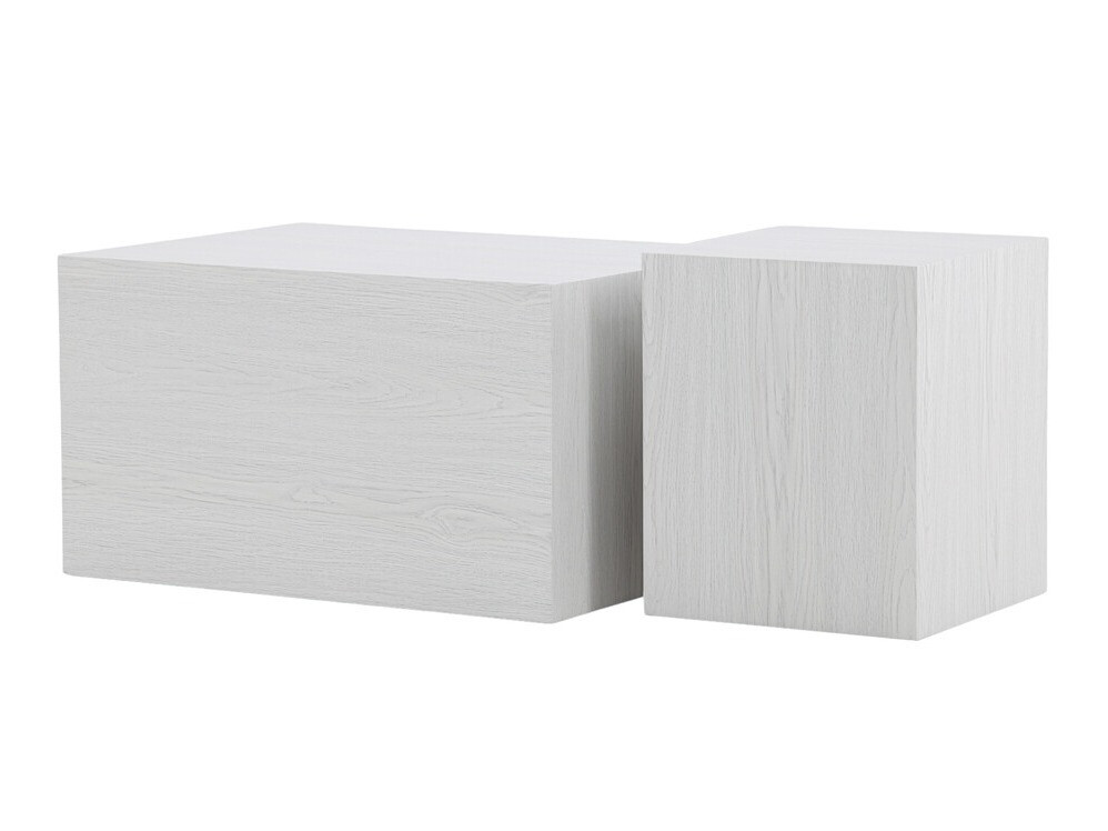 Komplet klubskih mizic Dallas 4539 (Beljen hrast)