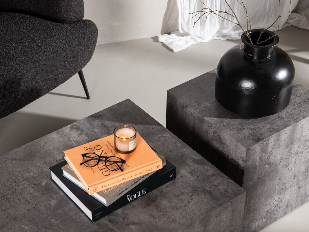 Komplet klubskih mizic Dallas 4539 (Siva)