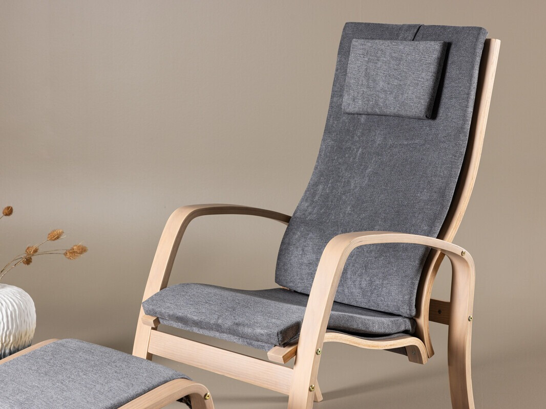 Fotelj Dallas 4542 (Temno siva)