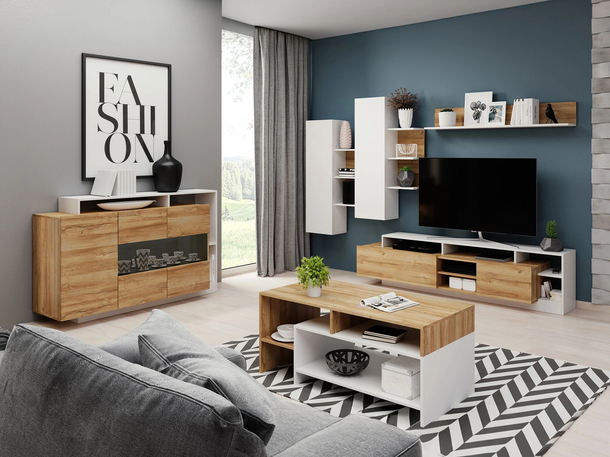 Komplet za dnevno sobo Fivfivi 103