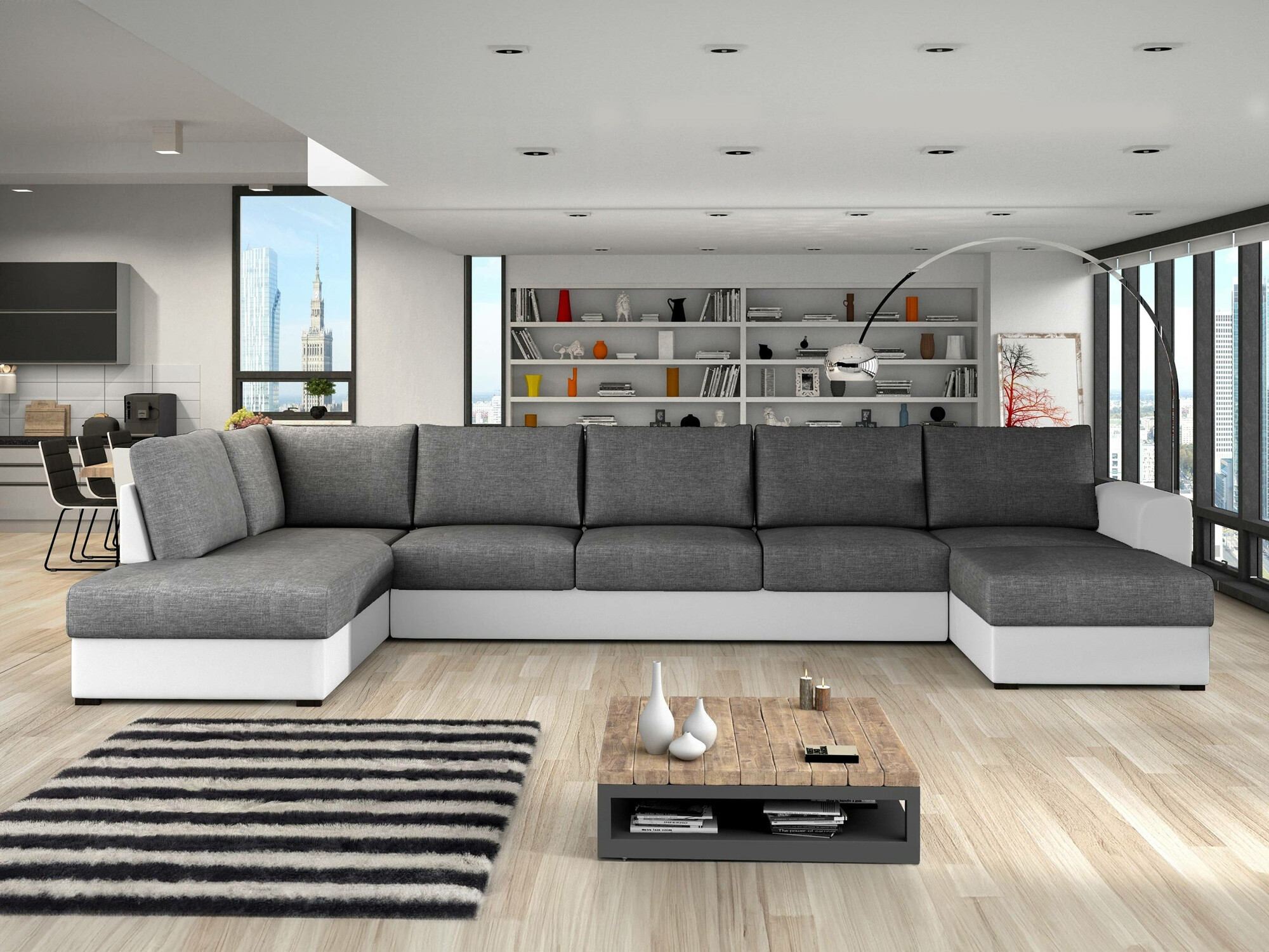 Kotna garnitura Comfivo Flumen I (Soft 017 + Lux 06)