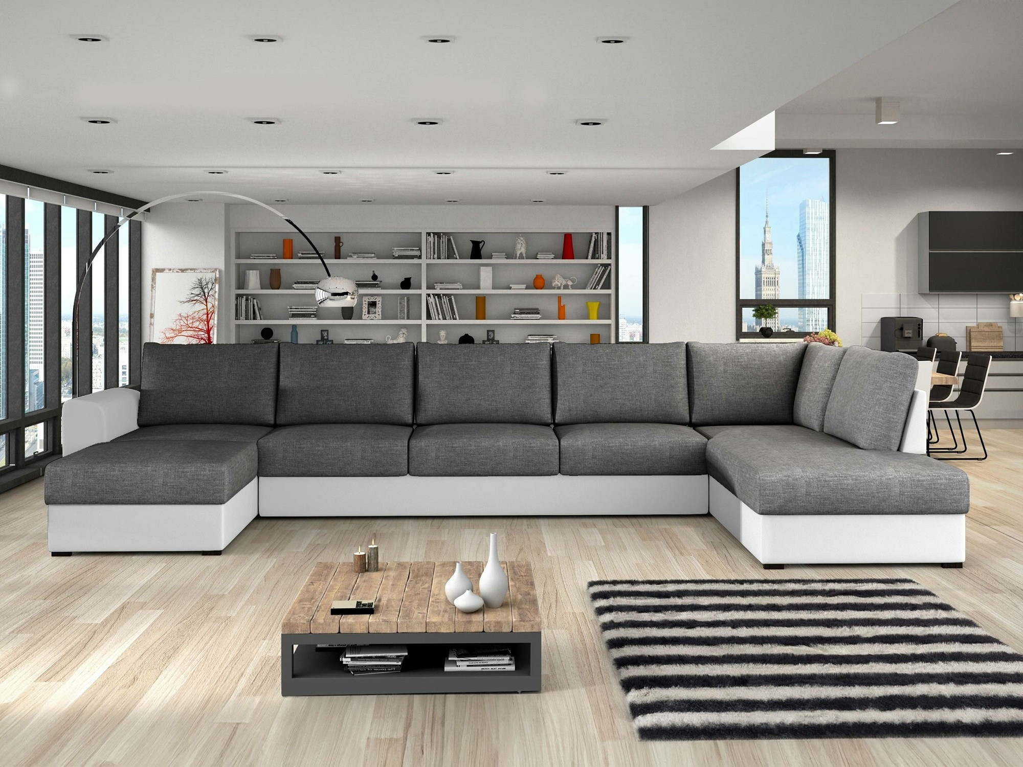 Kotna garnitura Comfivo Flumen I (Soft 017 + Lux 06)