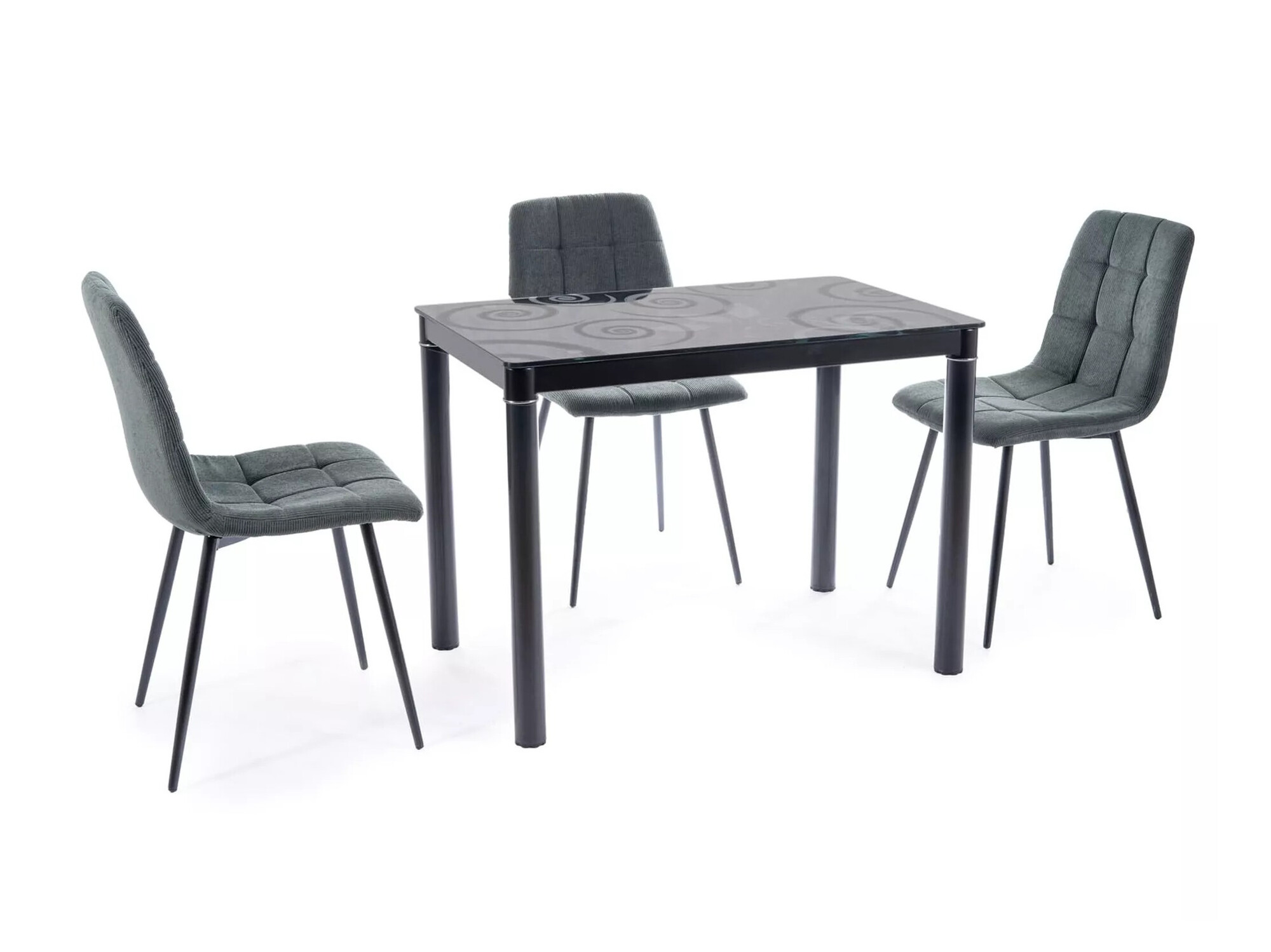 Miza Detroit 603 (Črna)