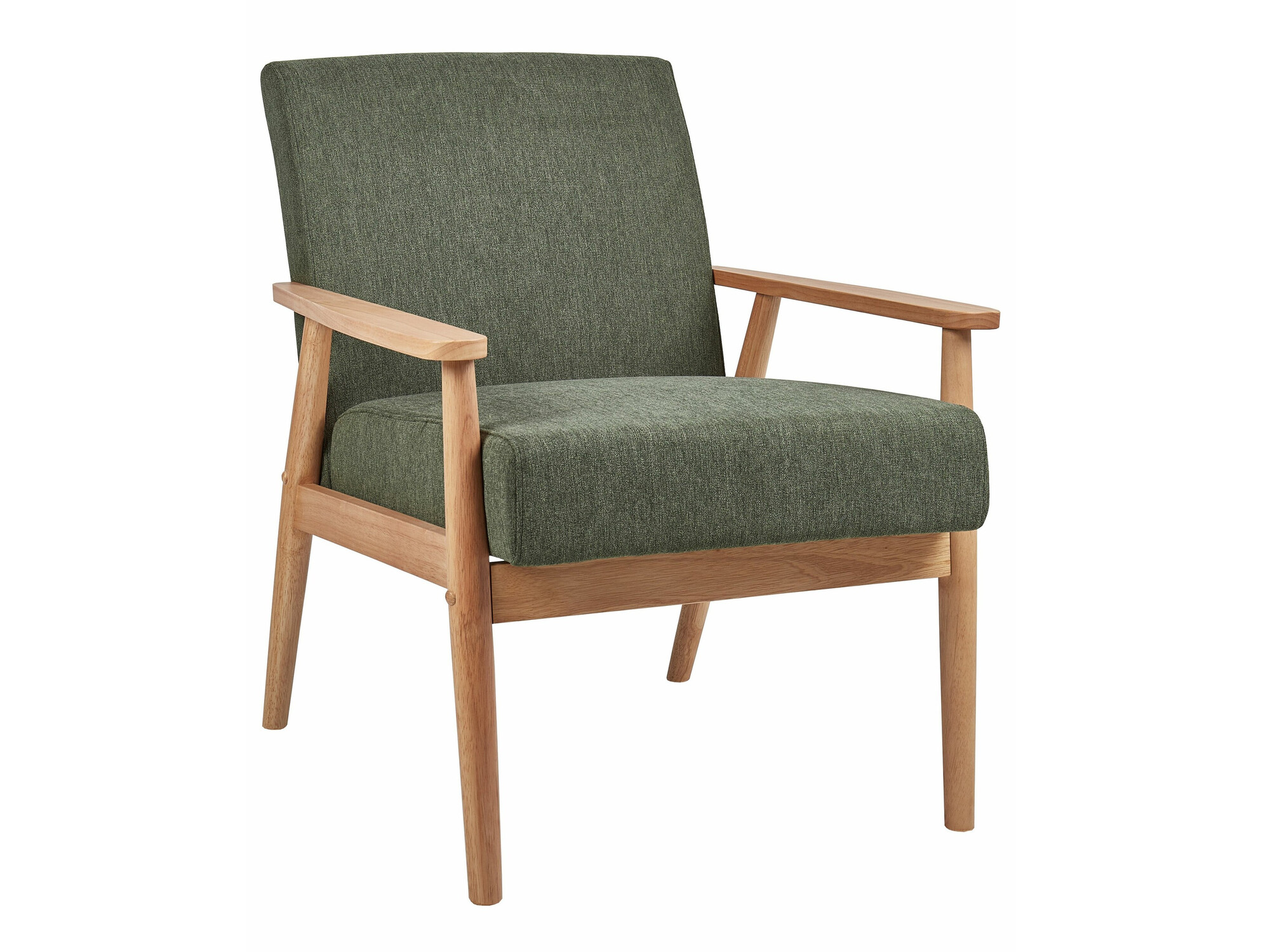 Fotelj Berwyn 2214 (Svetel les + Zelena)