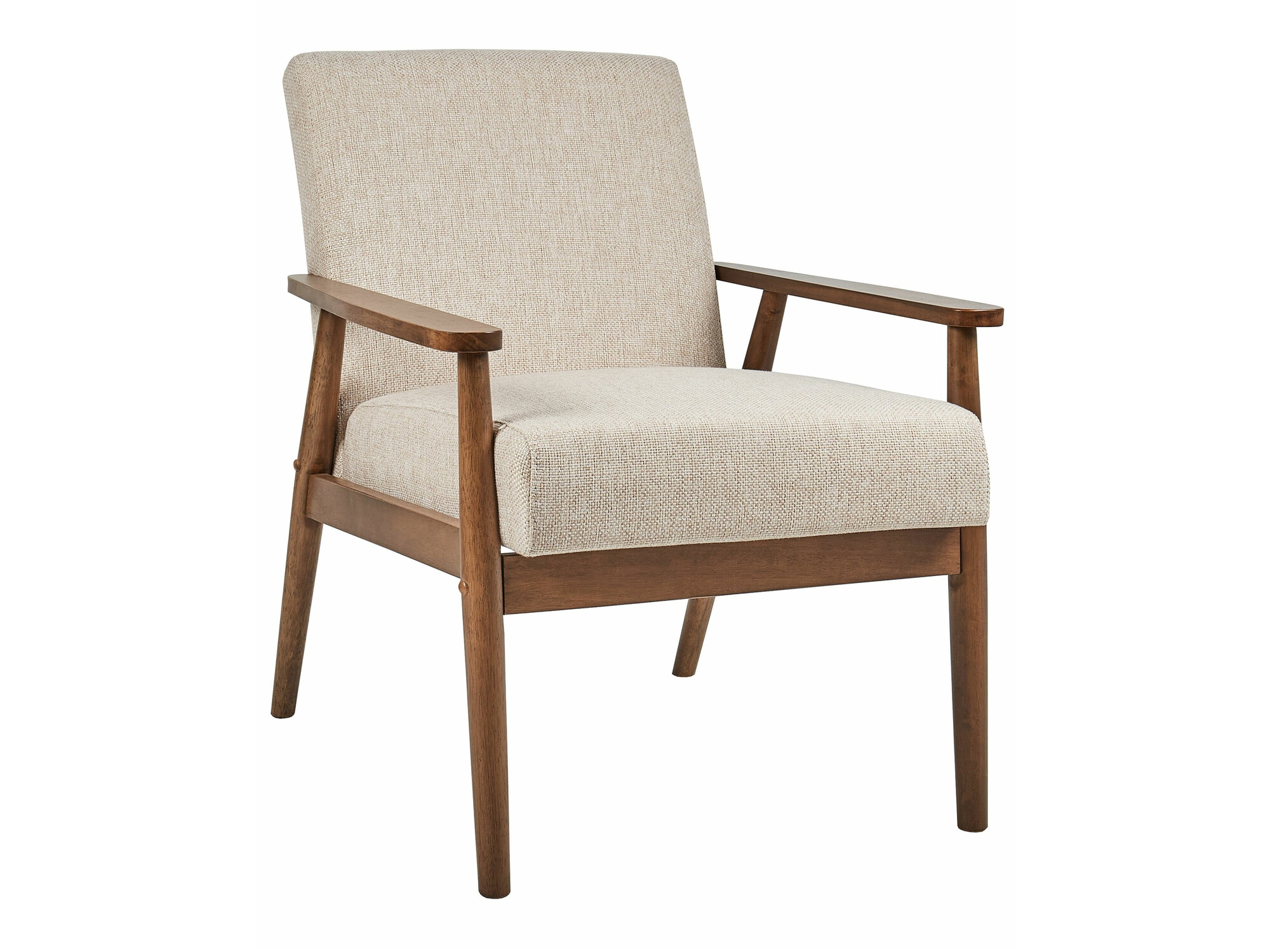 Fotelj Berwyn 2214 (Temen les + Svetlo rjava)