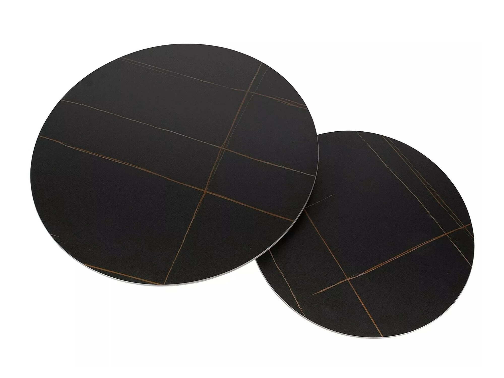 Komplet klubskih mizic Detroit 607 (Črni marmor)