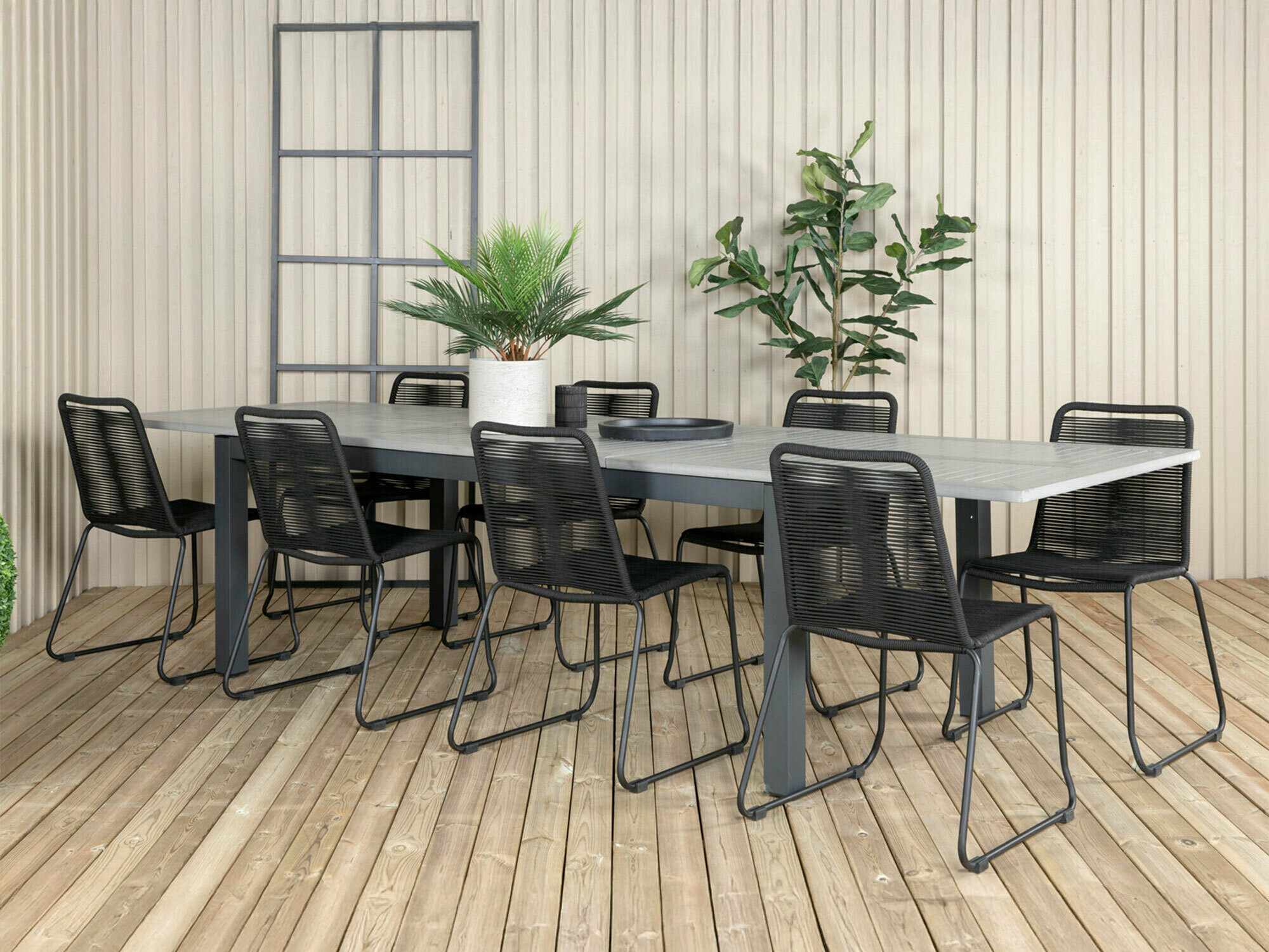 Komplet mize in stolov Dallas 2870