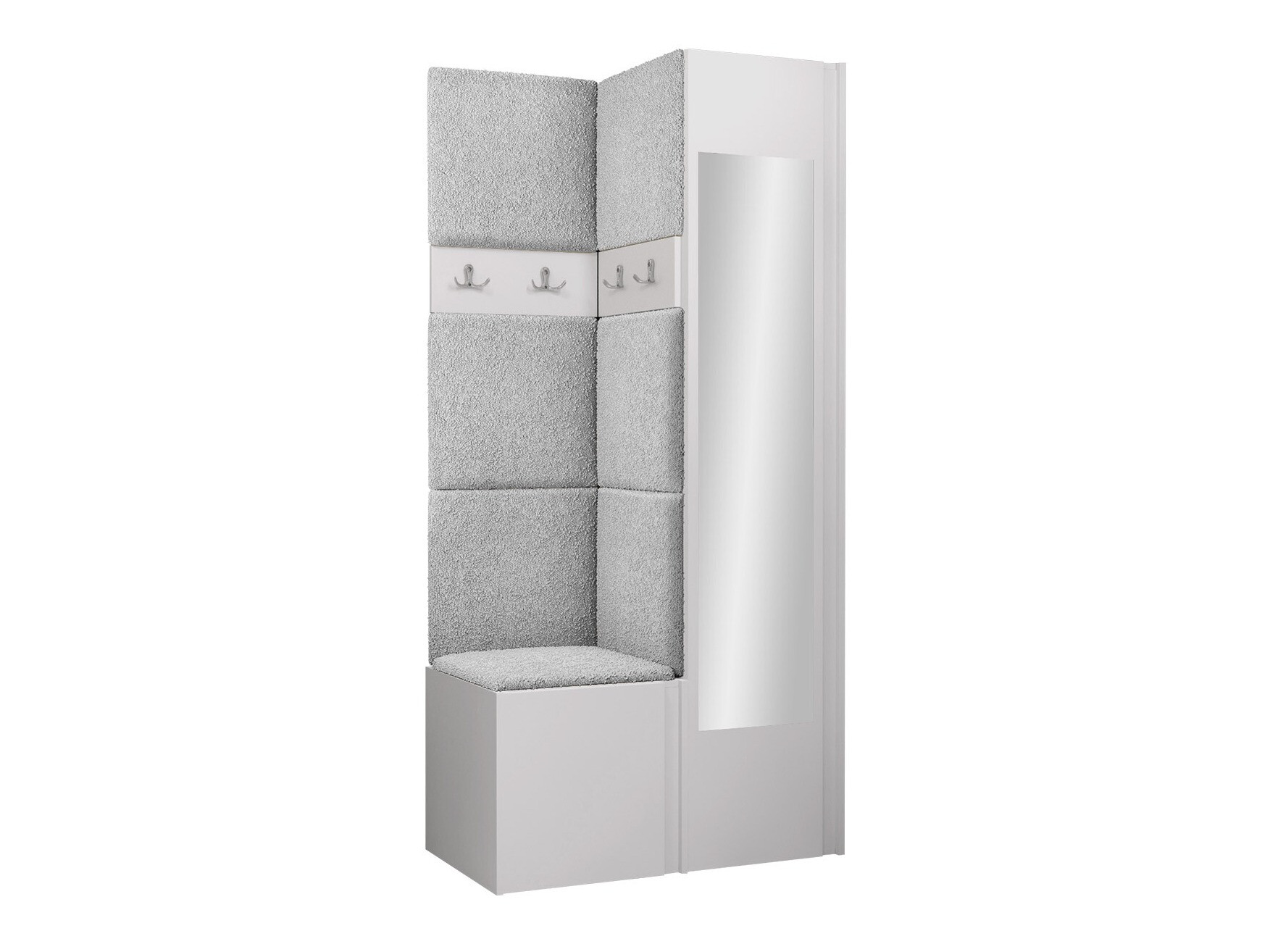 Komplet za predsobo Hartford 354 (Bela)