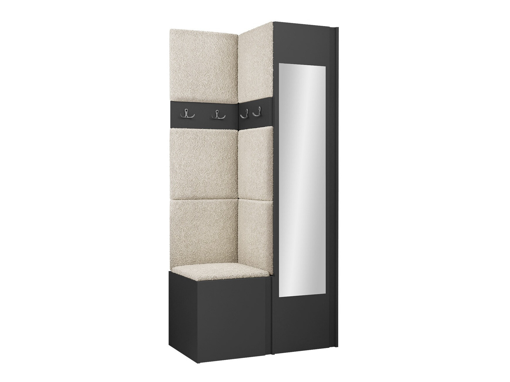 Komplet za predsobo Hartford 354 (Grafit)