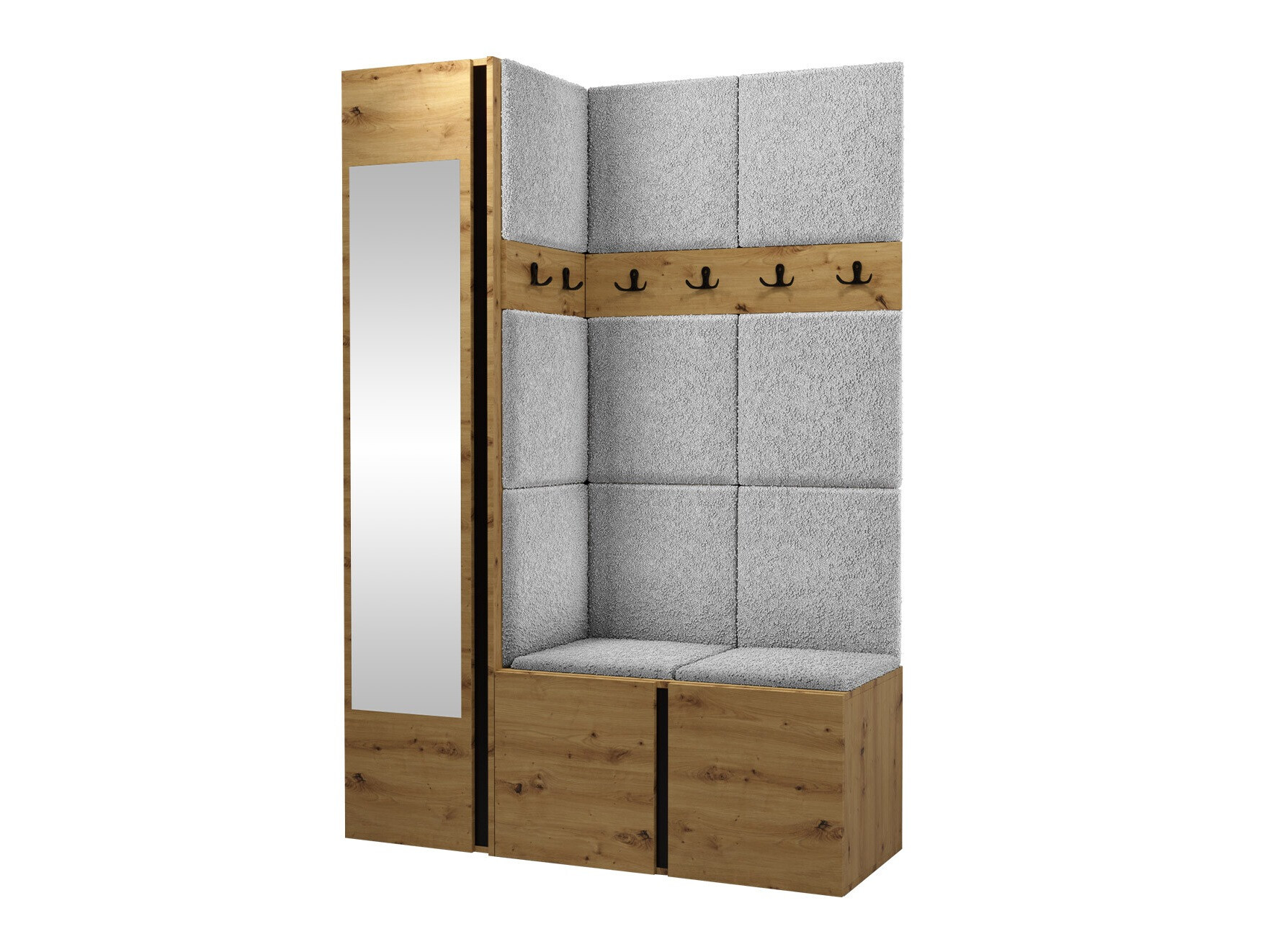 Komplet za predsobo Hartford 277 (Artisan hrast)
