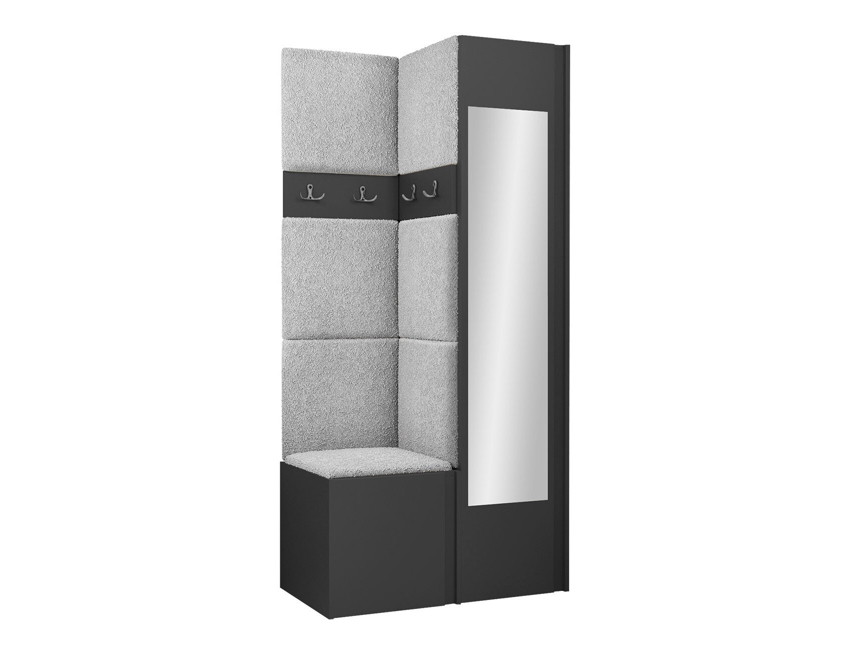 Komplet za predsobo Hartford 354 (Grafit)