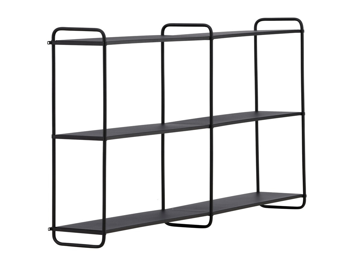 Stenska polica Dallas 4551 (Črna)