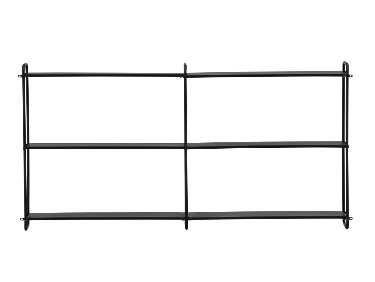 Stenska polica Dallas 4551 (Črna)