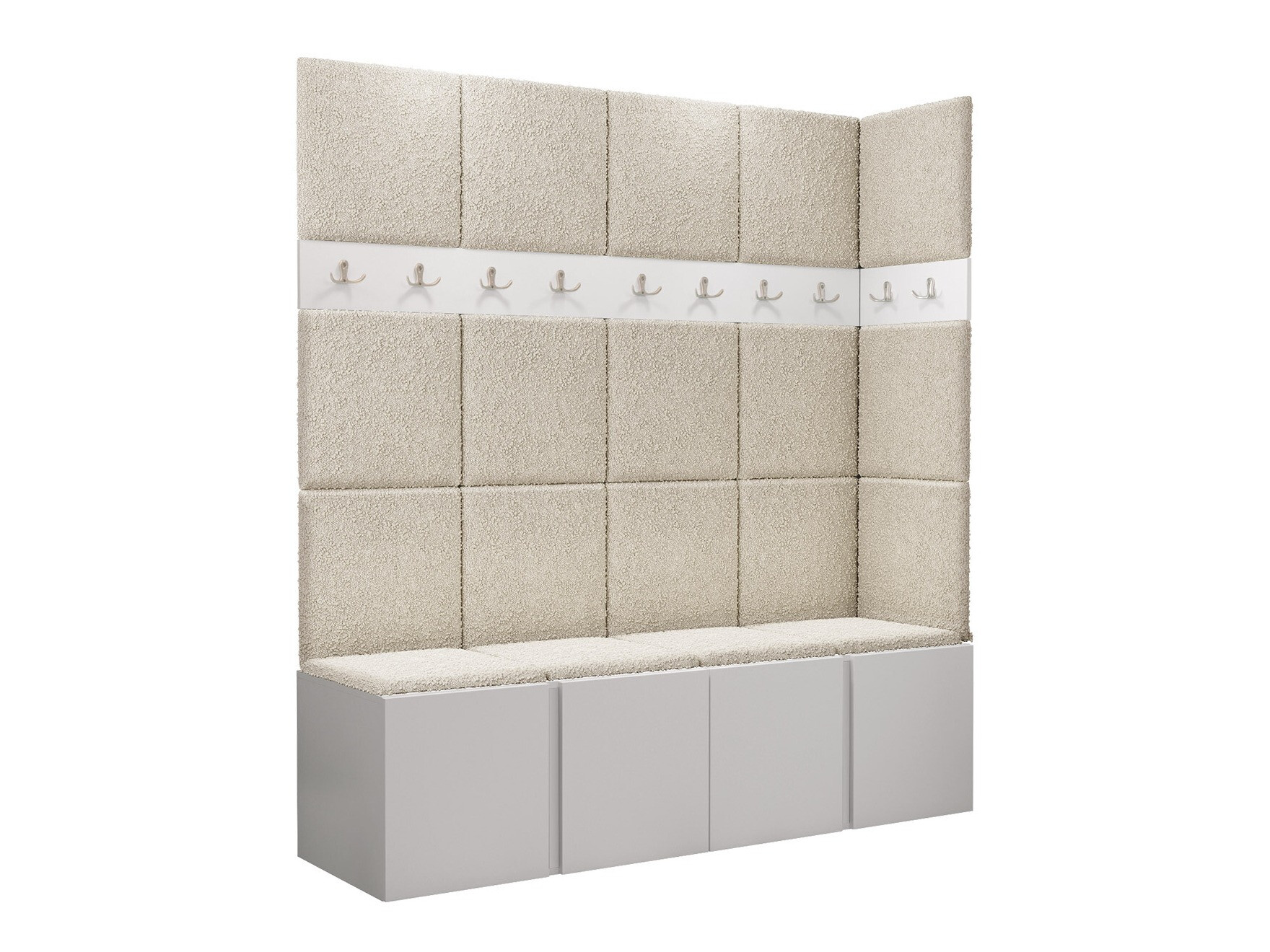 Komplet za predsobo Pinis II (Bela)