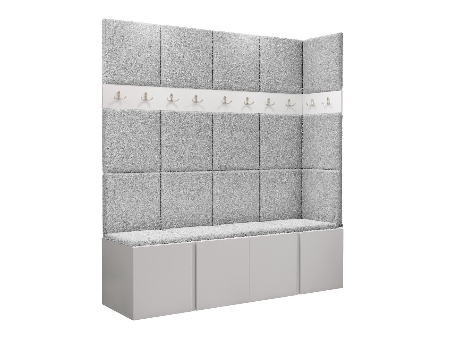 Komplet za predsobo Pinis II (Bela)