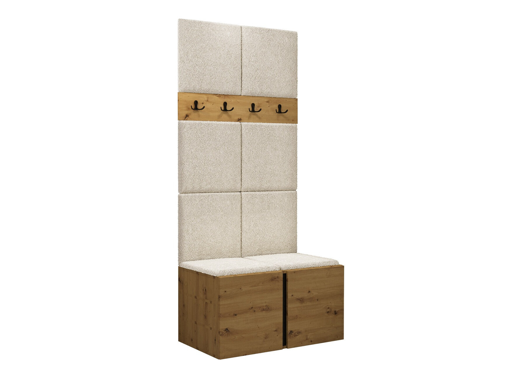 Komplet za predsobo Pinis IV (Artisan hrast)