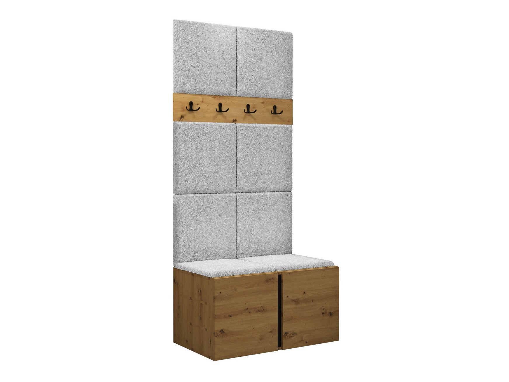 Komplet za predsobo Pinis IV (Artisan hrast)