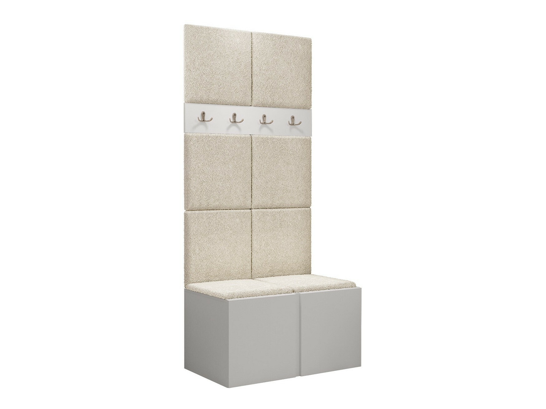 Komplet za predsobo Pinis IV (Bela)