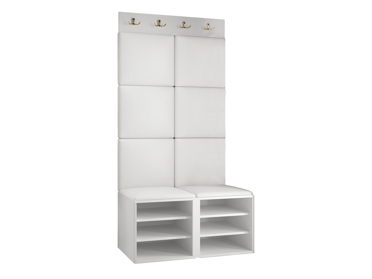 Komplet za predsobo Hartford 375 (Bela)