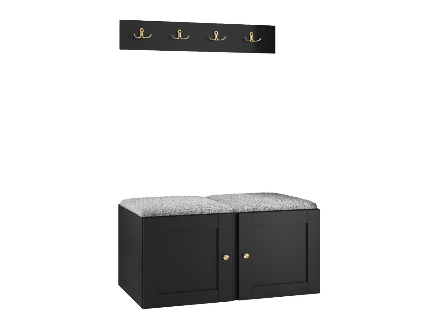 Komplet za predsobo Hartford 376 (Bela)