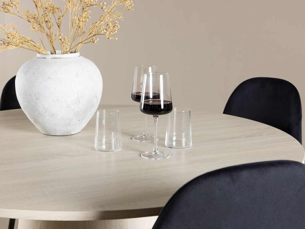 Jedilniški komplet Dallas 4556 (Črna)