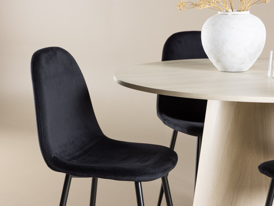 Jedilniški komplet Dallas 4556 (Črna)