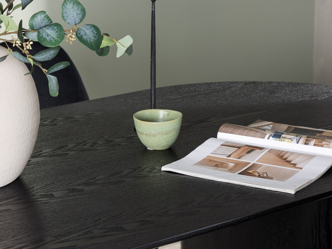 Jedilniški komplet Dallas 4559 (Črna + Srebrna)