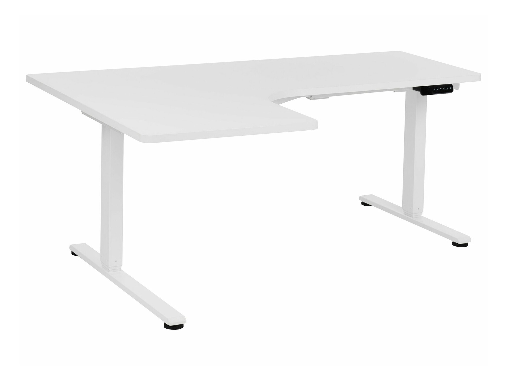 Dvižna pisalna miza Berwyn 2224 (Bela)