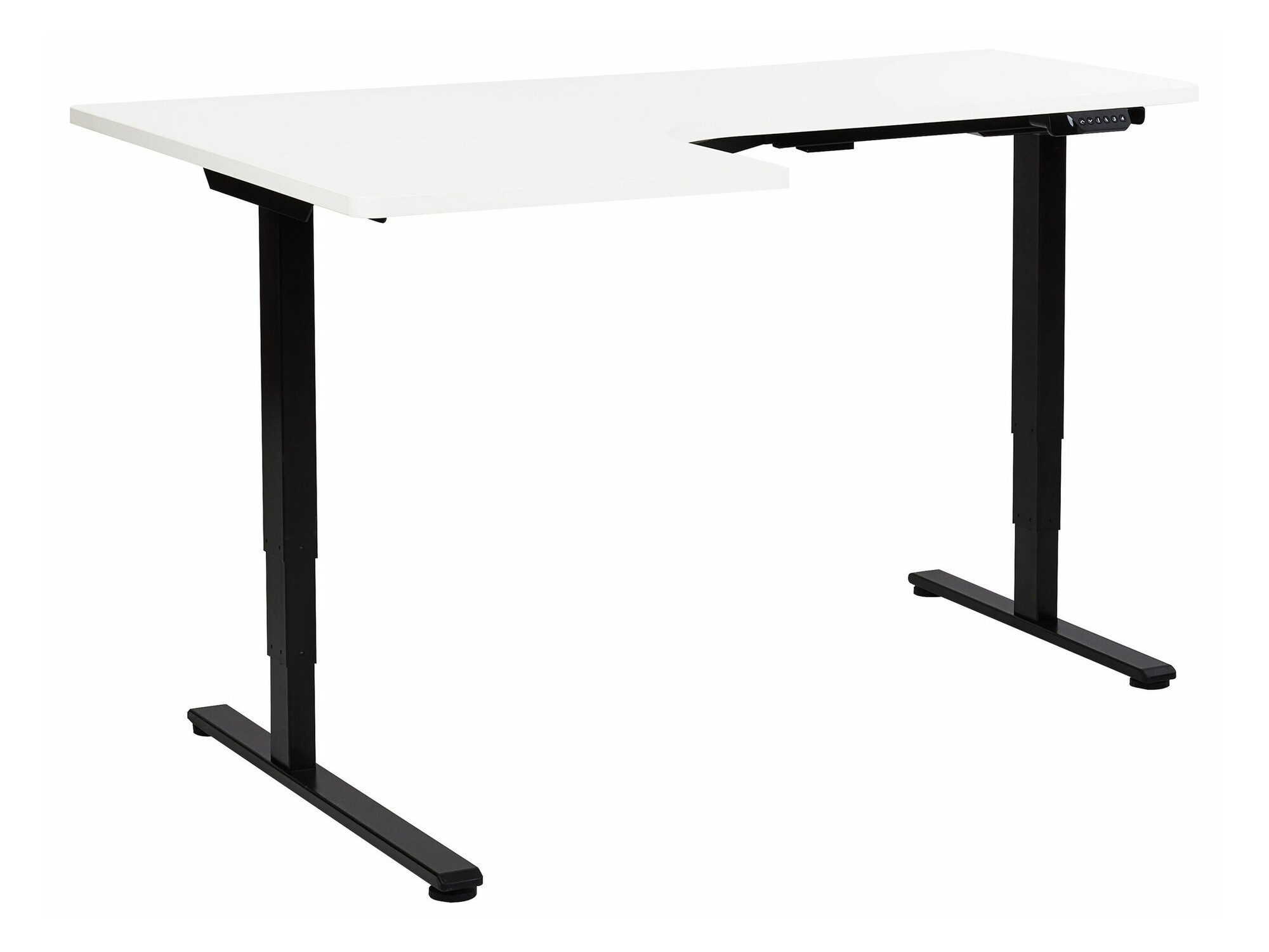 Dvižna pisalna miza Berwyn 2224 (Bela)