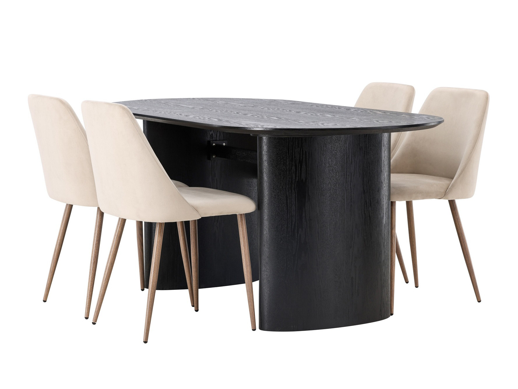 Jedilniški komplet Dallas 3995 (Črna)