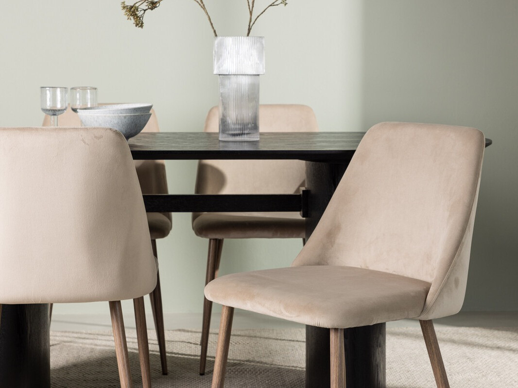 Jedilniški komplet Dallas 3995 (Črna)