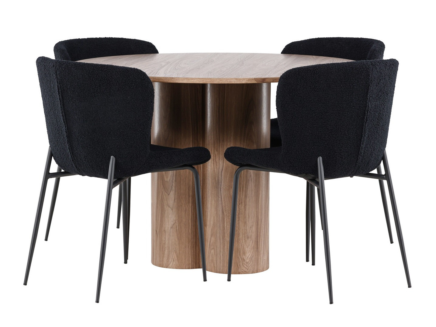 Jedilniški komplet Dallas 4562 (Rjava)