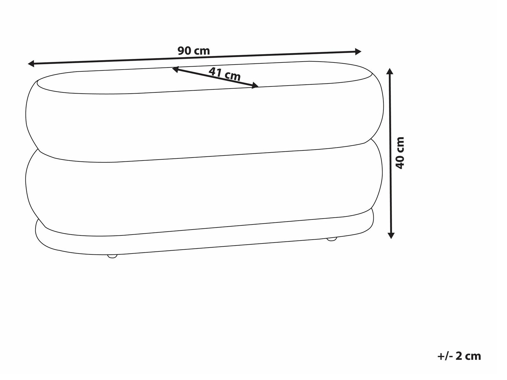 Klop z oblazinjenjem Berwyn 2226 (Bela)