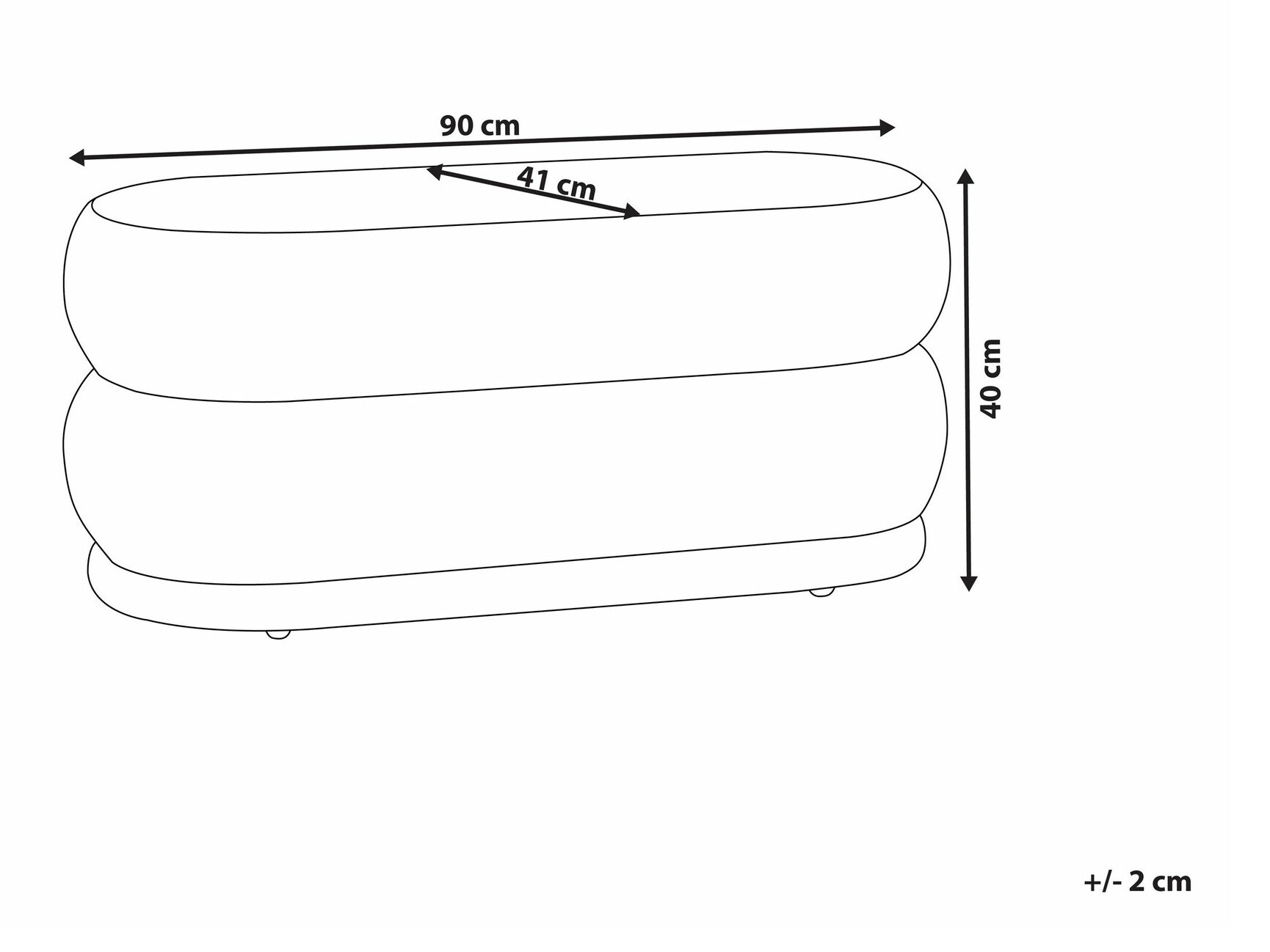 Klop z oblazinjenjem Berwyn 2226 (Modra)