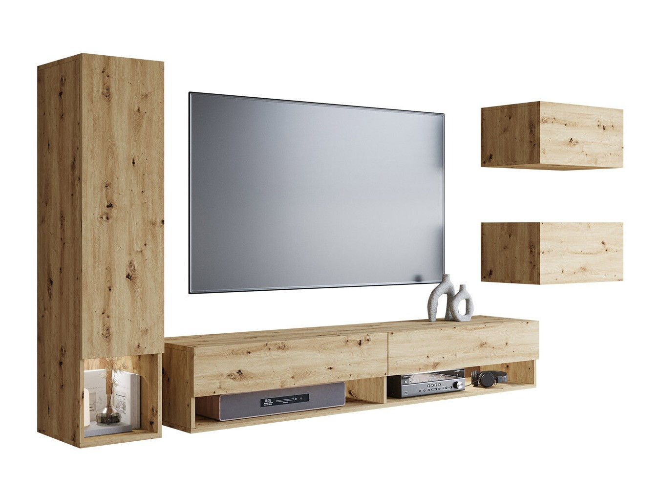 Komplet za dnevno sobo Sarasota 124 (Artisan hrast)