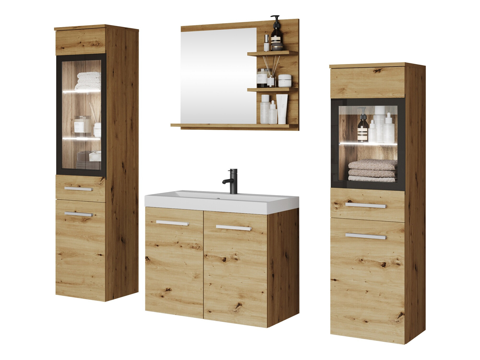 Kopalniški komplet Scientia IV (Artisan hrast)