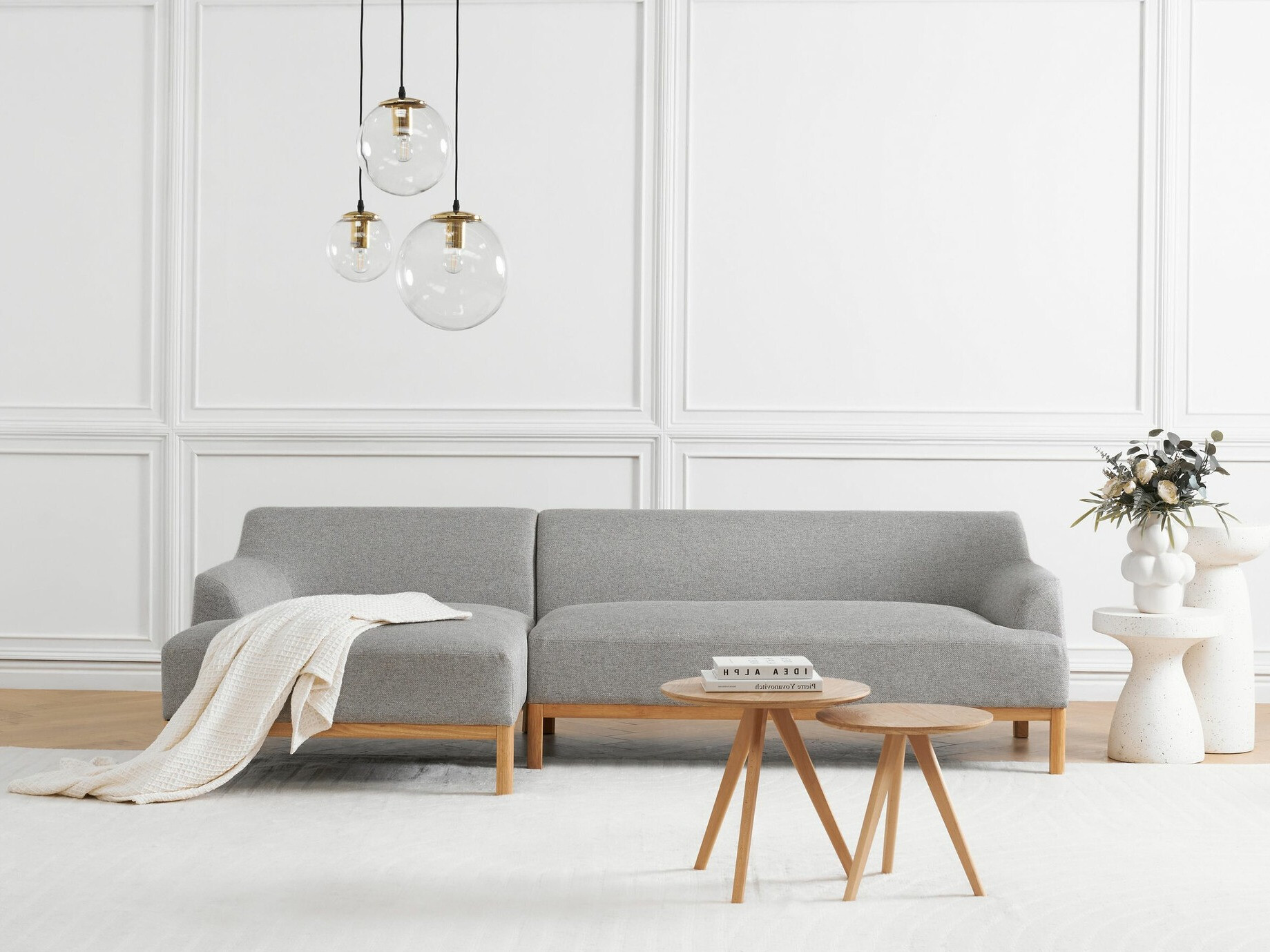 Kotna garnitura Berwyn 2229 (Siva)