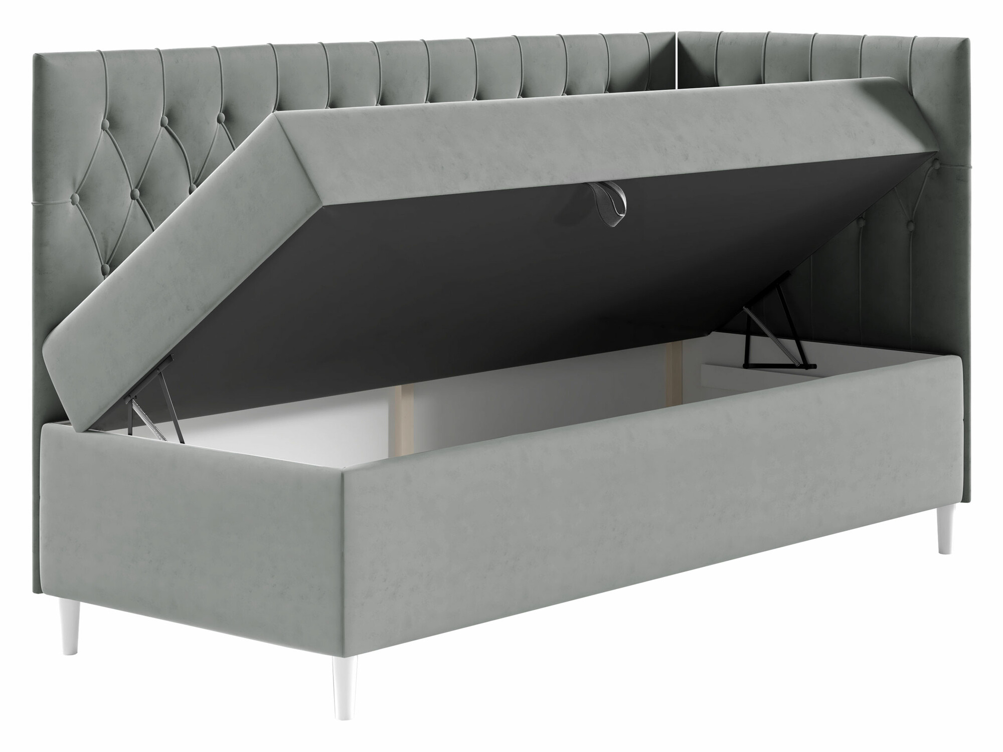 Boxspring postelja Lucus III (Soft 017 + Fresh 11)
