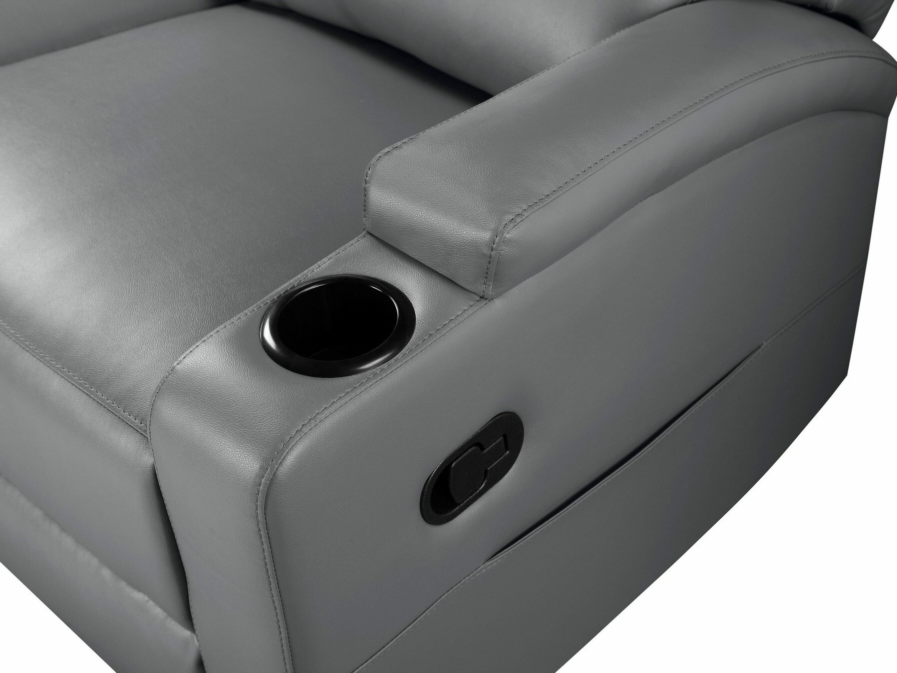 Kotna garnitura s počivalnikom Denton 1368 (Siva)