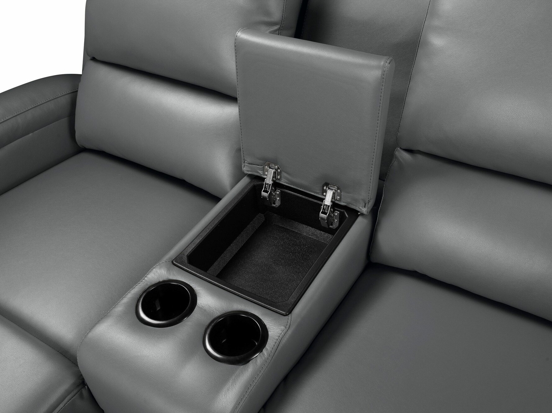 Kotna garnitura s počivalnikom Denton 1368 (Siva)